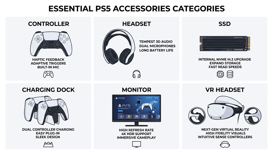 PS5 Accessories Buying Guide: What to Consider